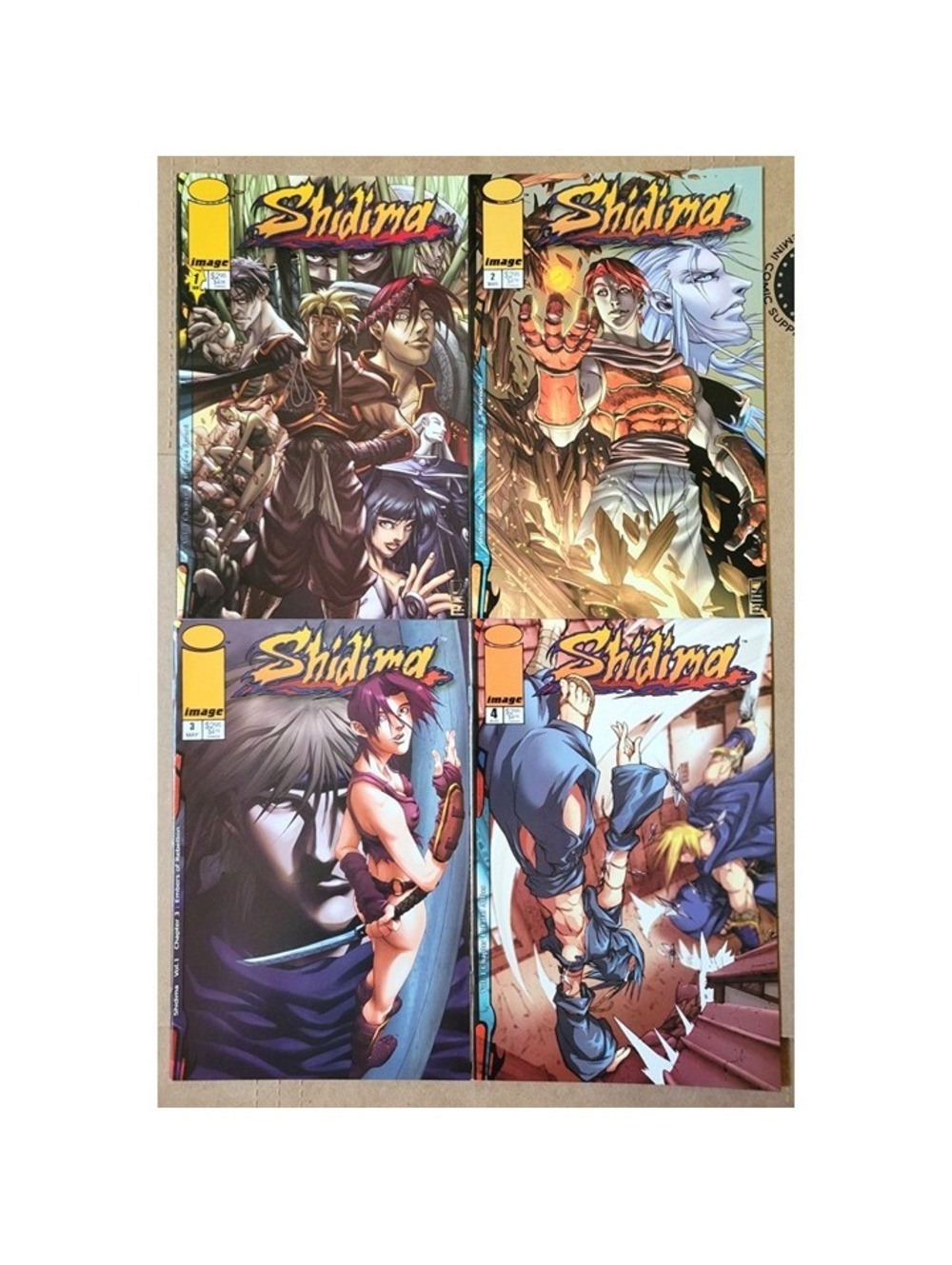 4-Issue Shidima 1-4 (2001) Image Comics Lot VF/NM *LOOK*